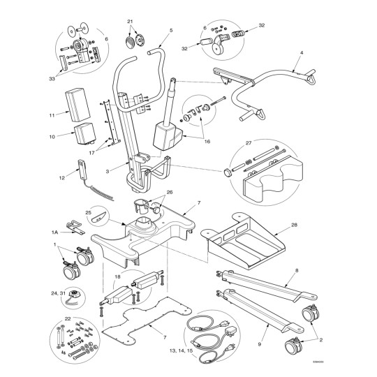Hoyer Ascend Parts