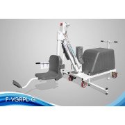 F-VGRPL-G - Aqua Creek The Mighty Voyager Portable Pool / Spa Lift - White with Gray Seat 