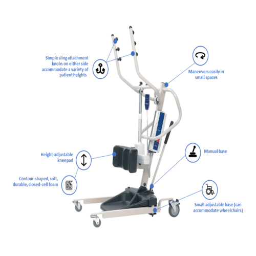Invacare Reliant Plus 350 StandUp Lift with Power Base