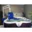 Spa Lift Ultra-51 - Anchor Not Included - White/Blue